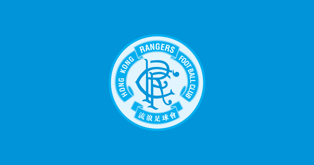 Hong Kong Rangers logo on a blue background