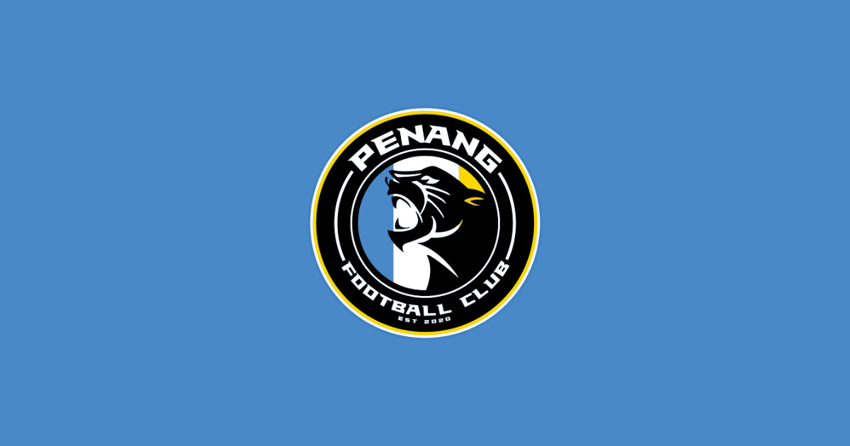 Penang FC logo on a blue background