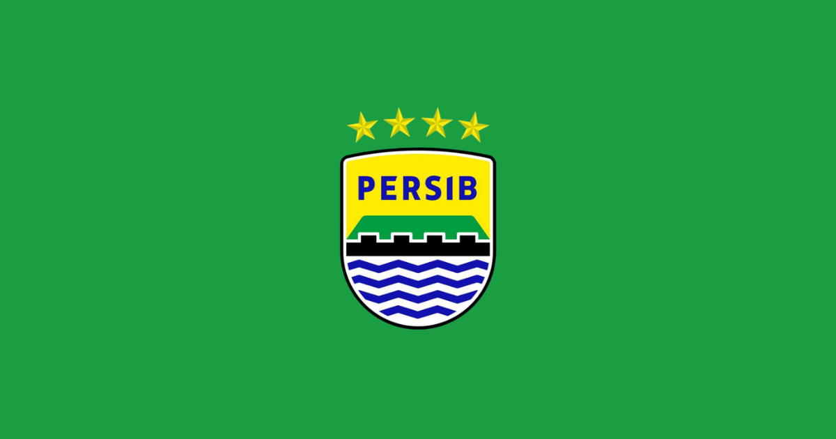 Modern Persib Bandung logo on a green backdrop