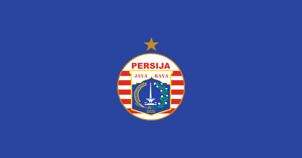 Persija Jakarta emblem on a blue background